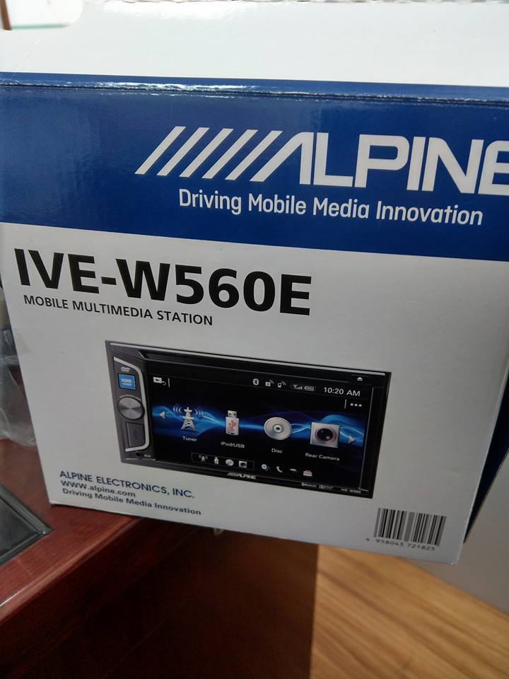 Đầu DVD xe hơi cao cấp chính hãng Alpine IVE-W560E